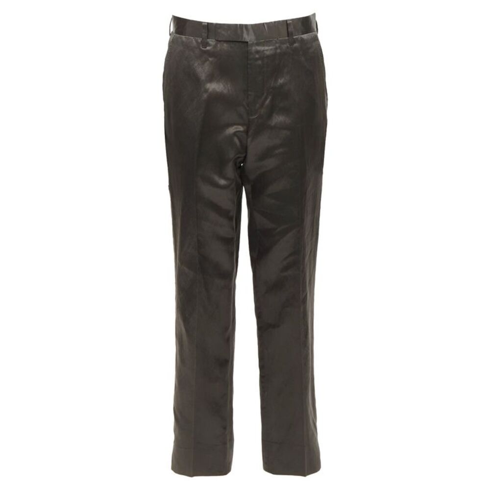 Lanvin Silky Wide Cropped Dress Pants